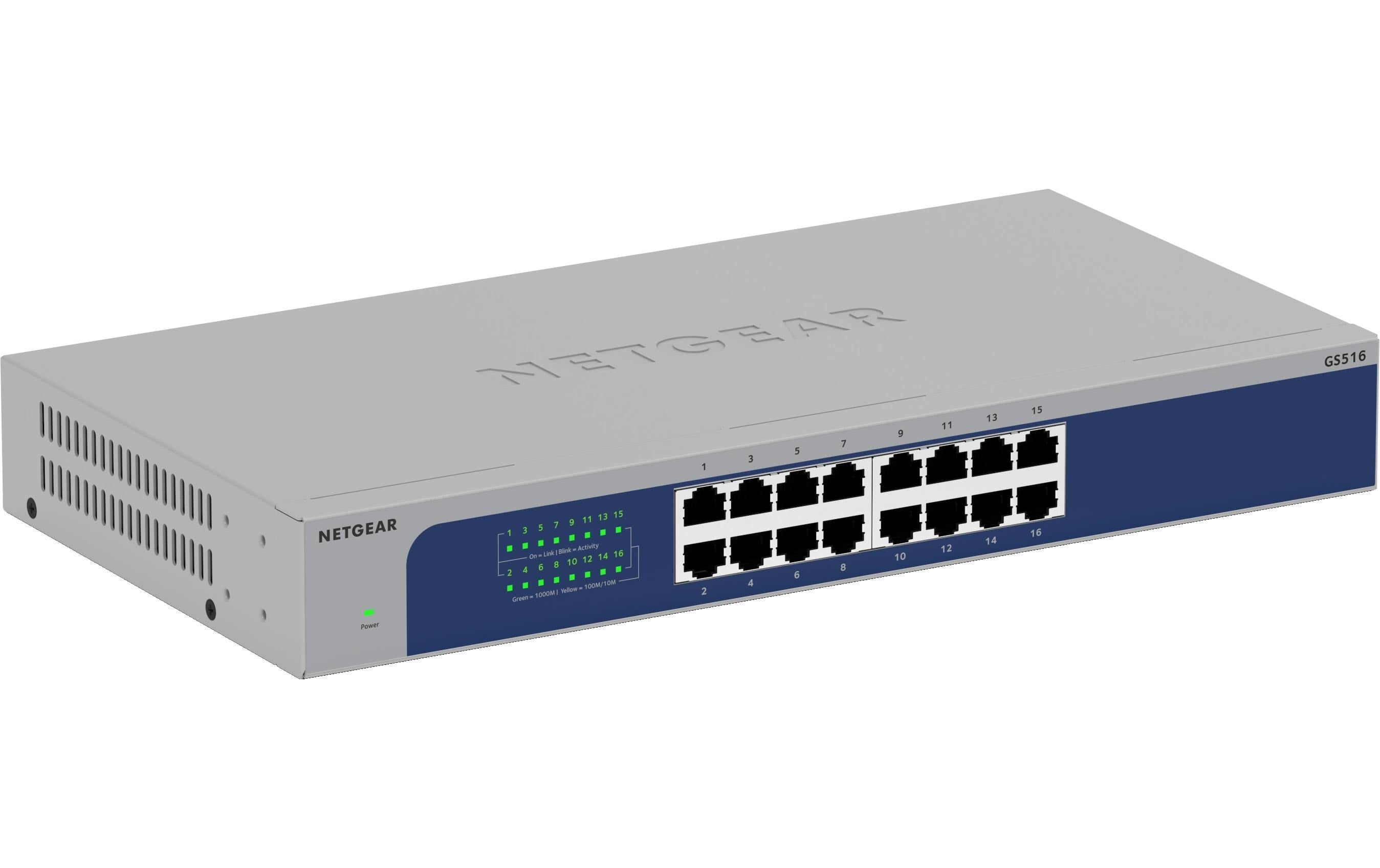 Netgear GS516: 16 Port GS516-300EUSSwitch