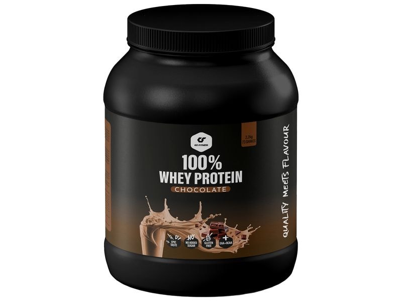 Go Fitness | Pulver 100% Whey Protein | Schokolade 2200 g