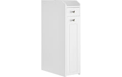 Vasagle Schrank schmal, Weiss