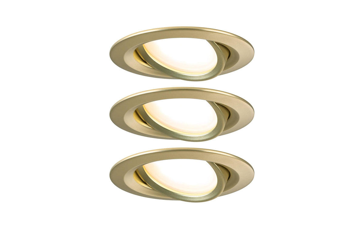 Paulmann LED Einbauleuchte Nova Coin 3-Set