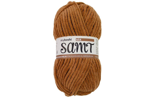 myBoshi | Wolle Chenille Samt | Bär