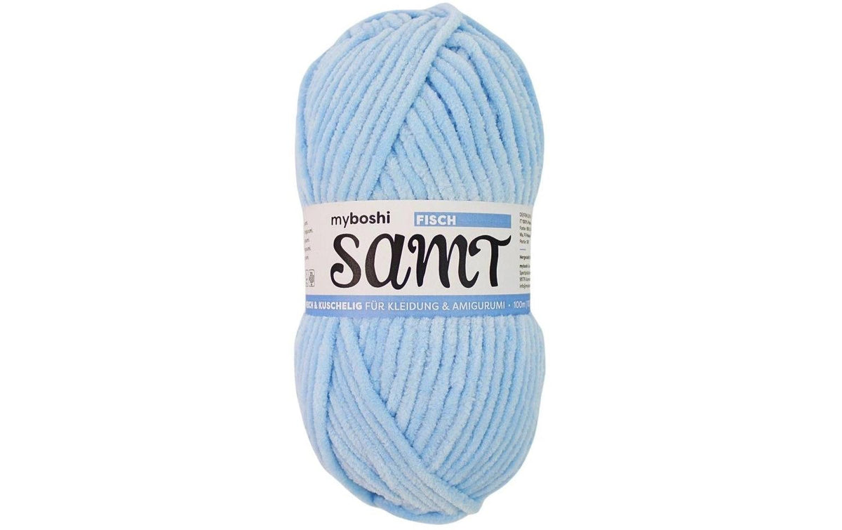myBoshi, Wolle Chenille Samt Fisch