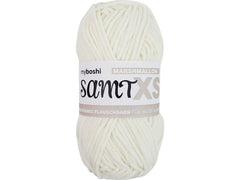 myBoshi | Wolle Chenille Samt XS | Marshmallow, 50 g, 90 m, 100 % PES