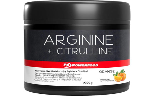 PowerFood | Pulver One Arginine + Citrulline | Orange 300 g