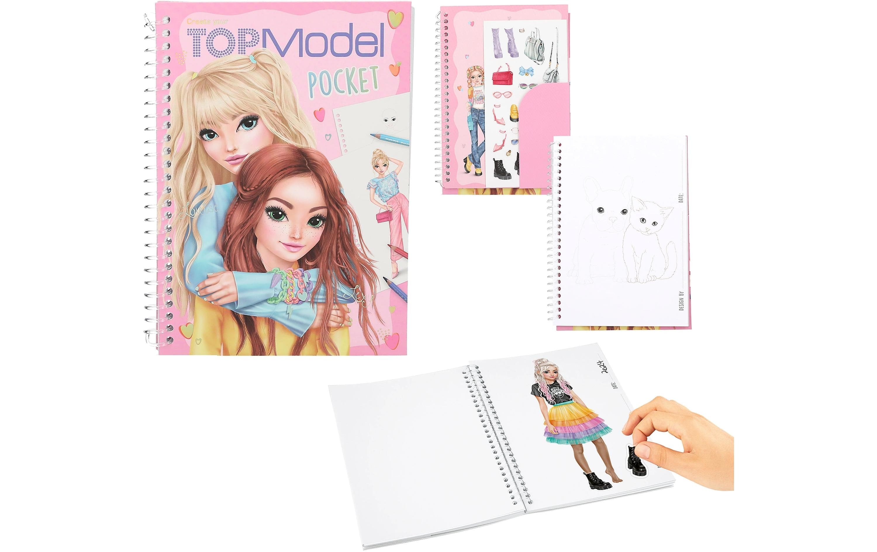 Depesche Malbuch Pocket Top Model