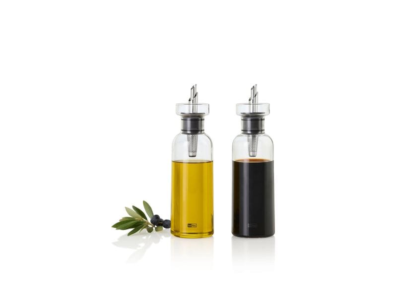 AdHoc | Öl- und Essigspender AROMAPOUR Set | 300 ml, Ø 5,8 cm x H 21 cm, 2 Stück