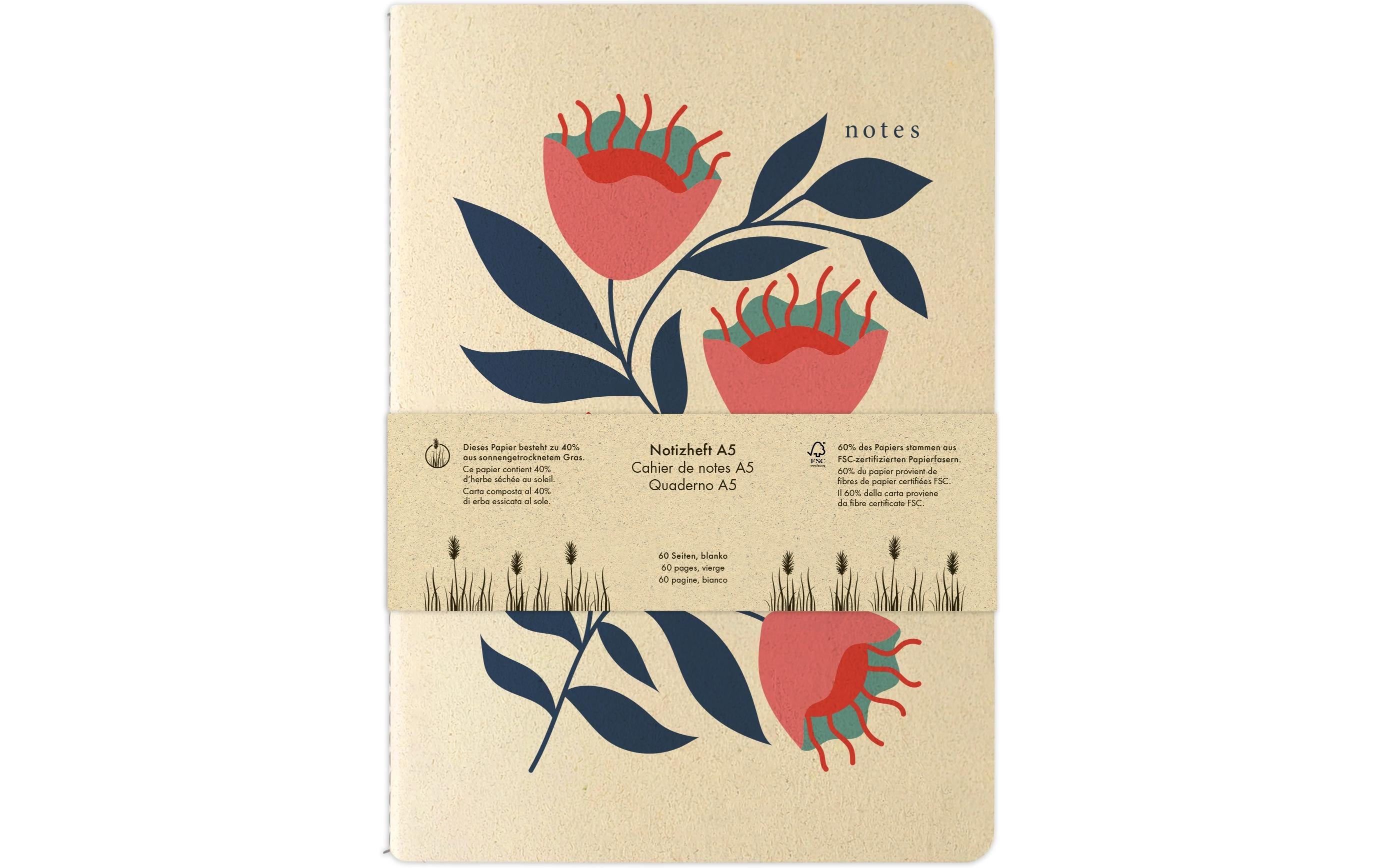 Natur Verlag Notizheft blaue Blume