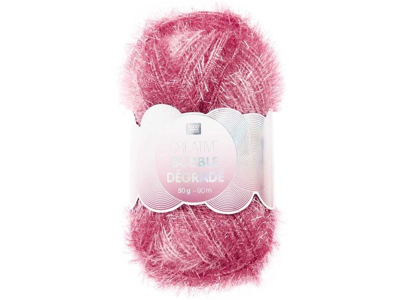 Rico Design | Rico Creative Bubble Dégradé rot | 100% PES, 50 g / 90 m
