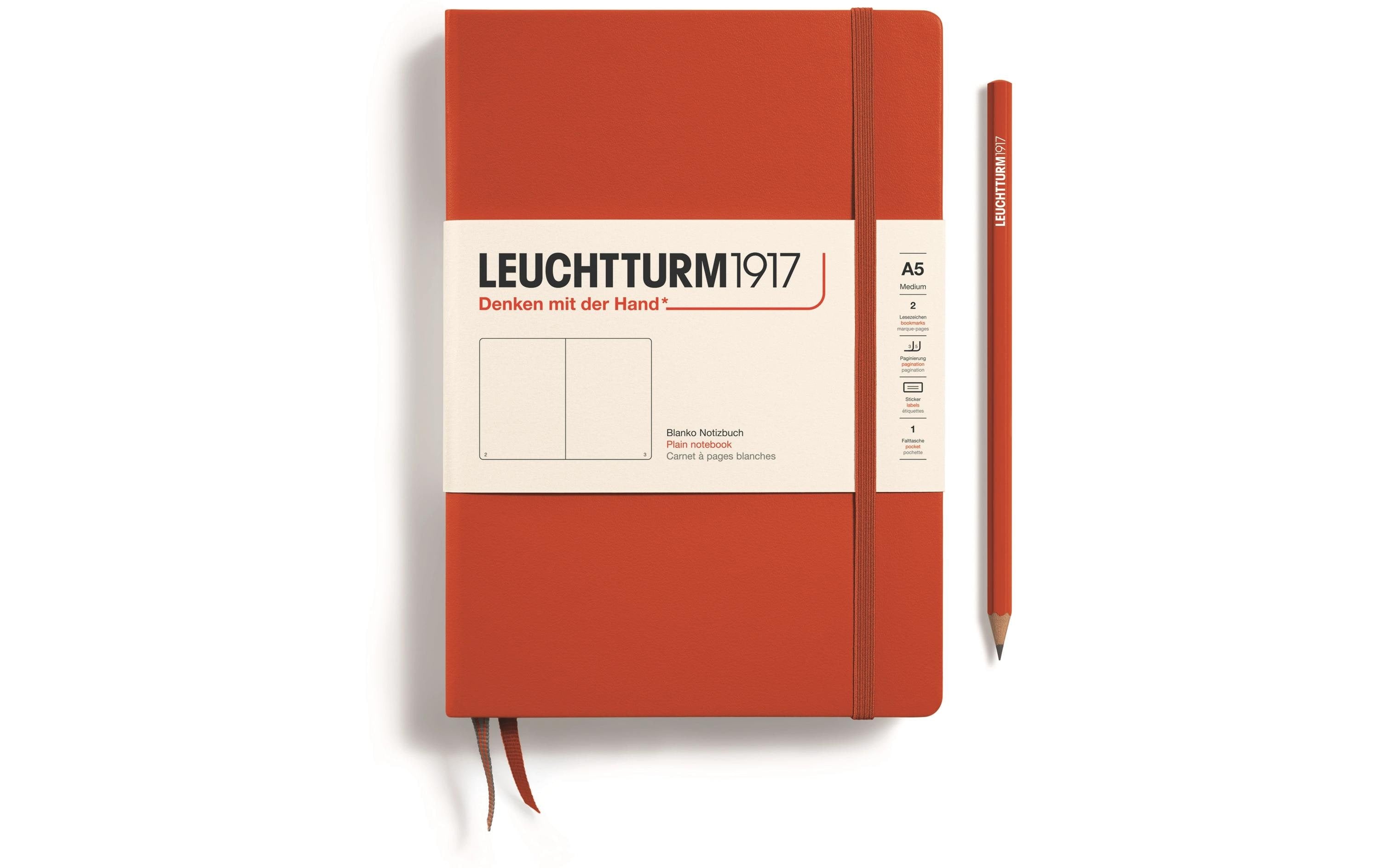 Leuchtturm Notizbuch Medium A5 blanko