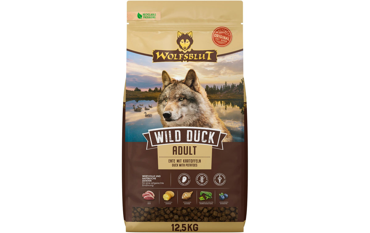 Wolfsblut, Trockenfutter Dog Wild Duck Adul