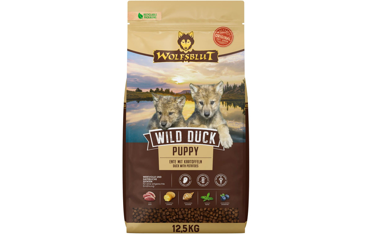 Wolfsblut, Trockenfutter Dog Wild Duck Pupp