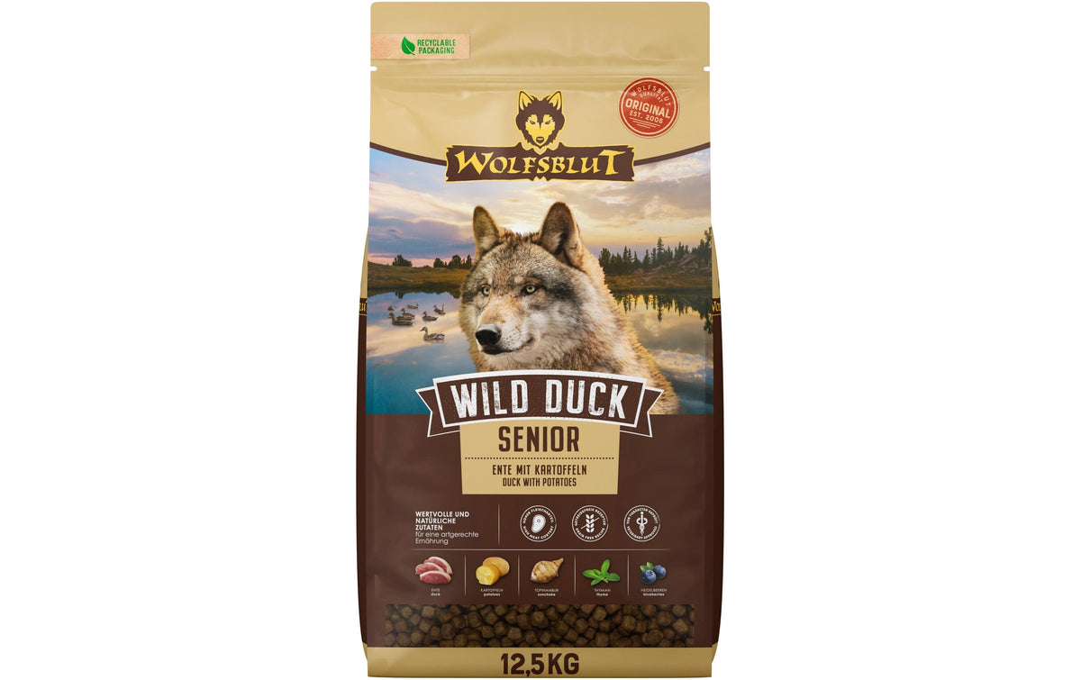 Wolfsblut, Trockenfutter Dog Wild Duck Seni