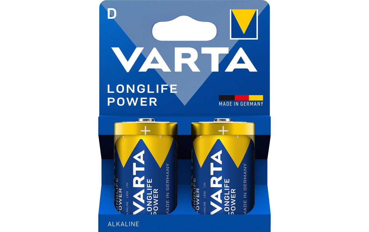 Varta, Batterie Longlife Power D , 2 Stück