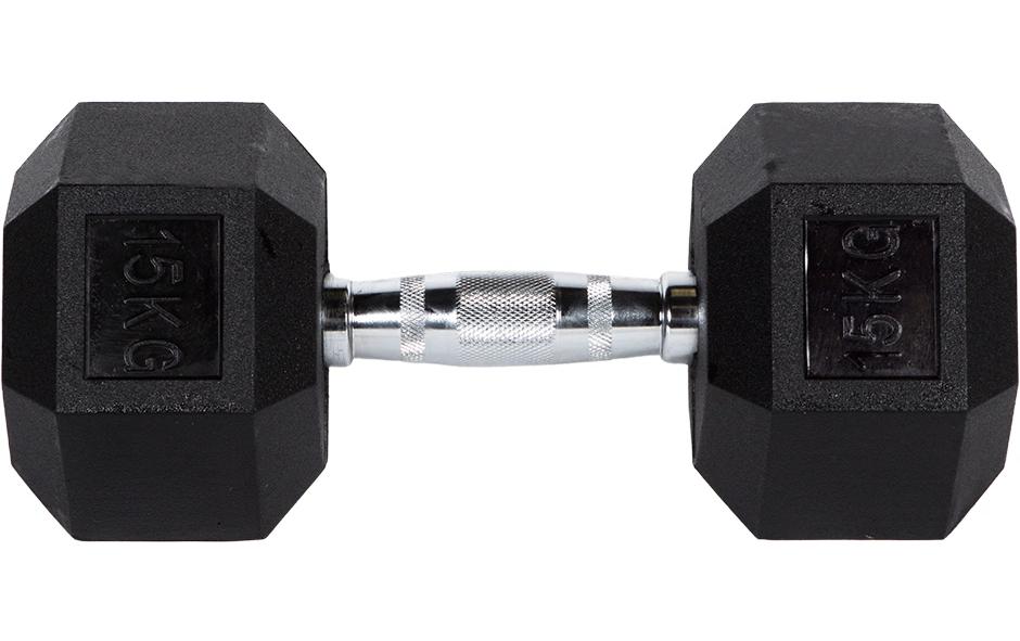 Fitcom, Hex Dumbbell 15 kg