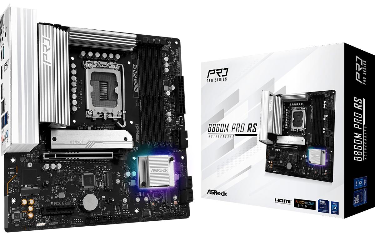 ASRock B860M PRO RS, mATX, LGA1851