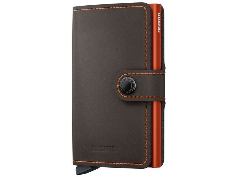 SECRID | Portemonnaie Miniwallet | Matte Truffle Orange