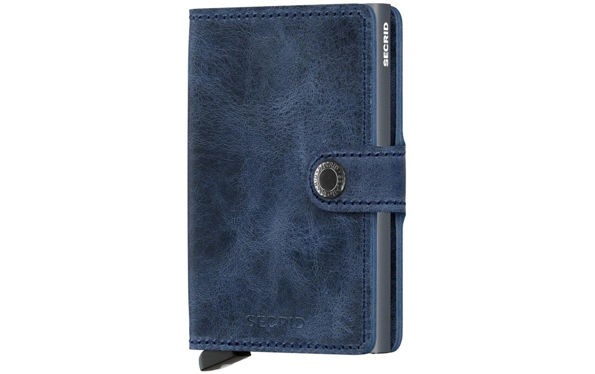SECRID, Portemonnaie Miniwallet Vintage Blu