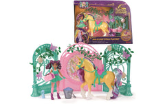 Ava & Leaf Stall-Set Small Doll & Unicorn