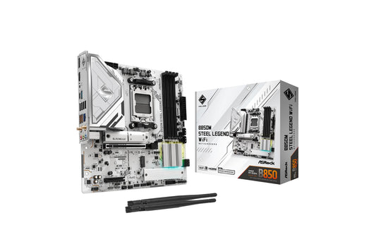 ASRock B850M STEEL LEGEND WIFI, mATX, AM5