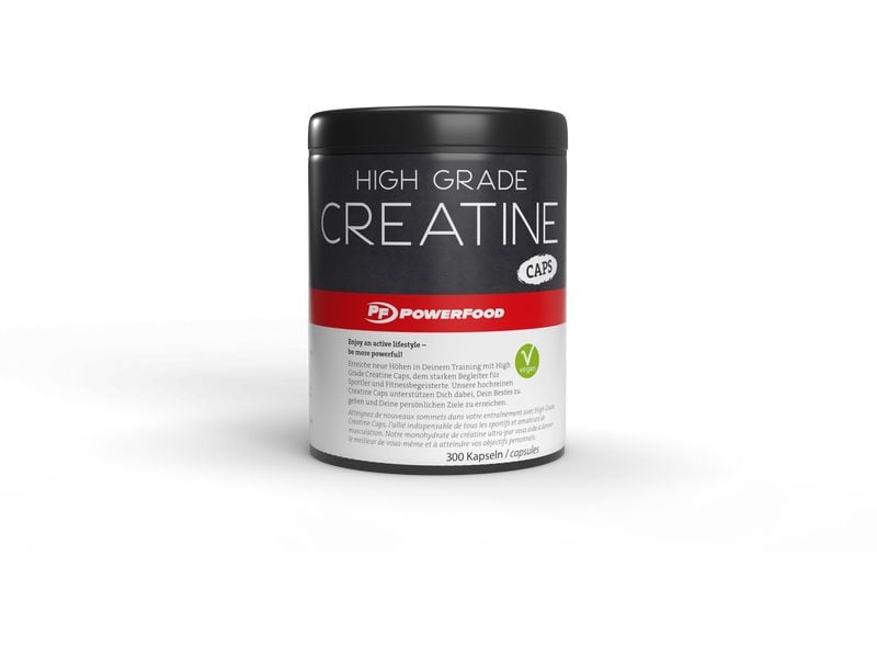 PowerFood | High Grade Creatine Caps | 450g, Neutral