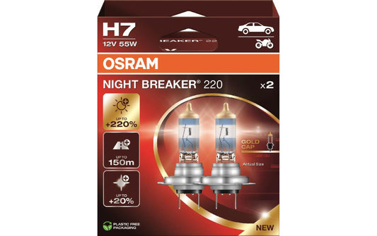 OSRAM | Night Breaker 220 Duobox | H7 12V 55W PX26d