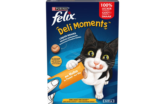 Felix | Deli Moments Huhn 4x10g | 10 g