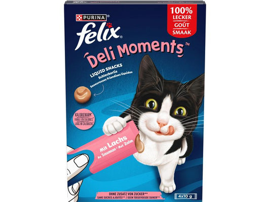 Felix | Deli Moments Lachs 4x10g | 10 g