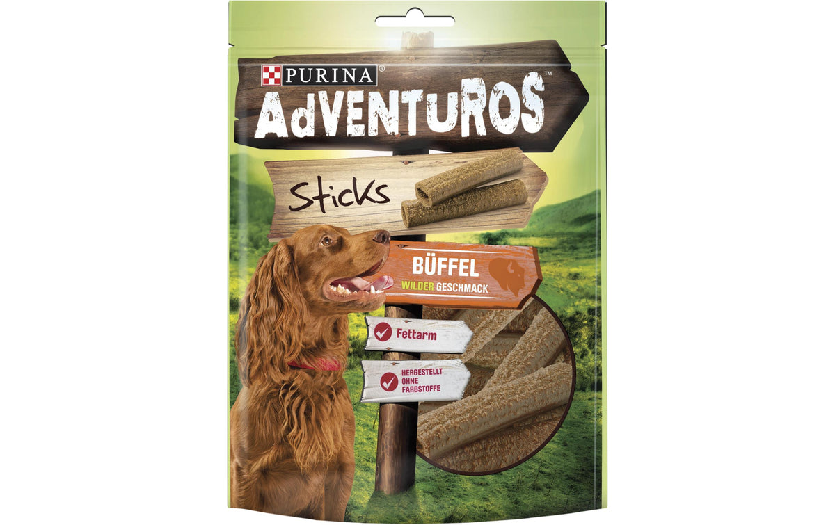Adventuros Sticks Büffel 120g