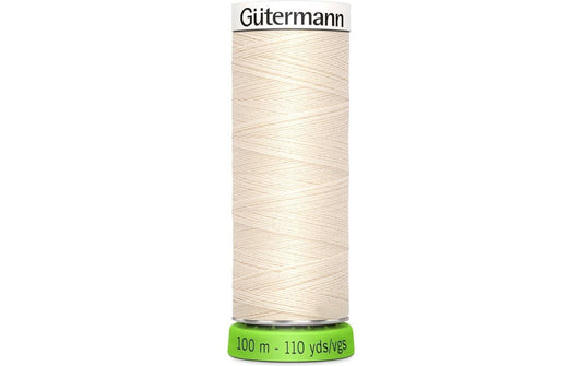 Gütermann Nähfaden rPET, écru