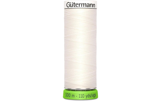 Gütermann Nähfaden rPET, rohweiss