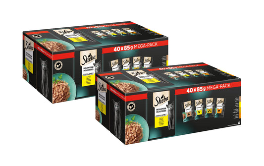 Sheba, Nassfutter Delikatesse in Gelée 2x 4