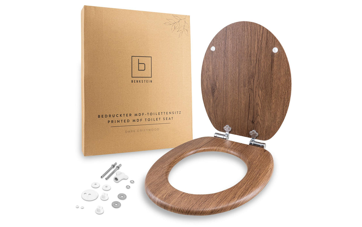Benkstein WC-Sitz MDF Treibholz