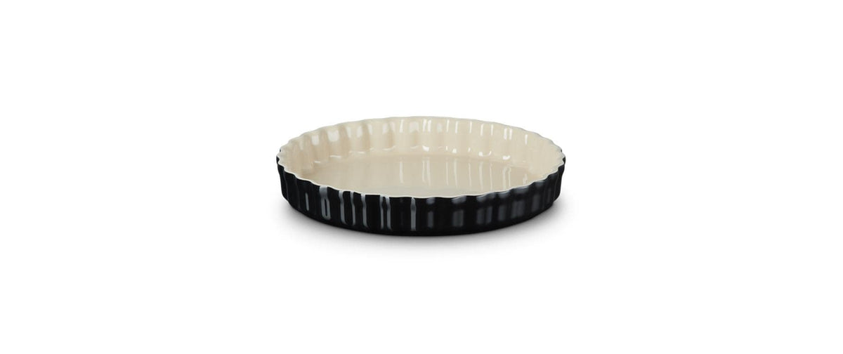 Le Creuset Tarte Form schwarz glänzend