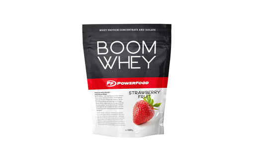 PowerFood | Pulver One Boom Whey | Erdbeere 1000 g