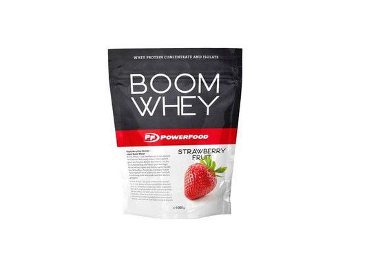 PowerFood | Pulver One Boom Whey | Erdbeere 1000 g