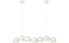 Markslöjd | CUPOLO Hängeleuchte 7L Weiss | E14 max. 40W (7x), 150cm Textilkabel