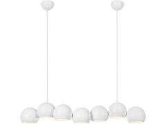 Markslöjd | CUPOLO Hängeleuchte 7L Weiss | E14 max. 40W (7x), 150cm Textilkabel