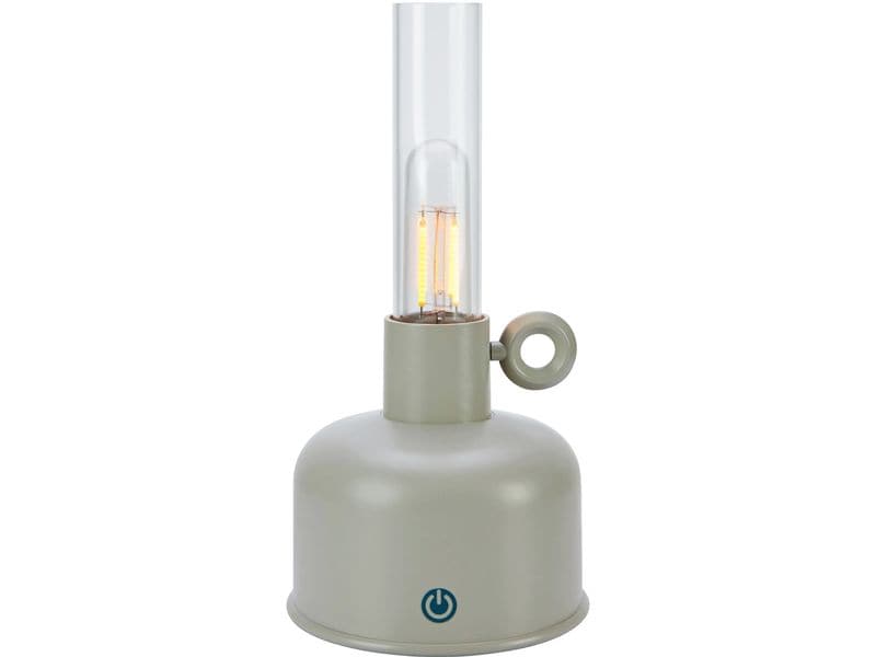 Markslöjd | ASTRID LED Laterne Silver | 3 Stufen Dimmbar, IP 44, rechargeable USB