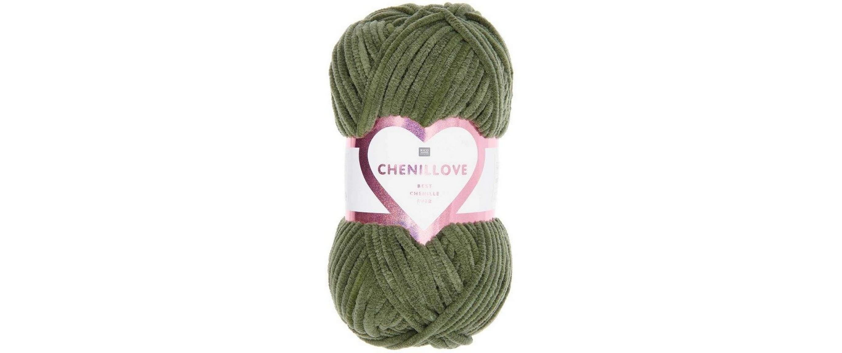 Rico Creative Chenillove oliv