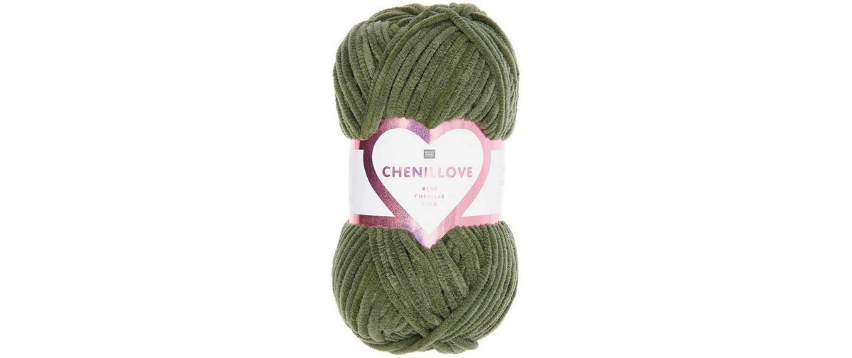 Rico Creative Chenillove oliv