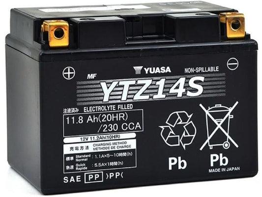 YUASA | AGM 12V/11.8Ah/230A | LxBxH: 150 // 87 // 110 // S:1