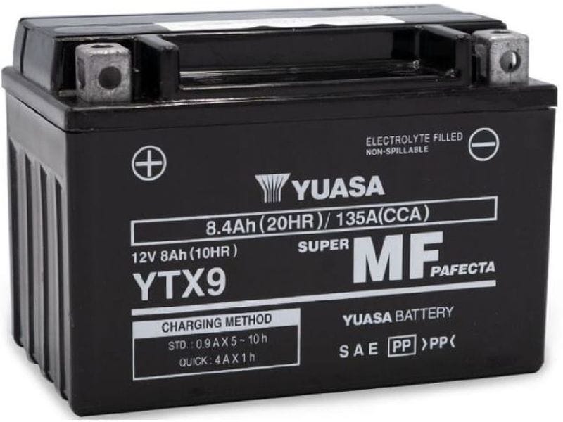 YUASA | AGM 12V/8Ah/135A | LxBxH: 150 // 87 // 105 // S:1