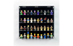Acryl-Wand-Display 40 LEGO-Minifiguren