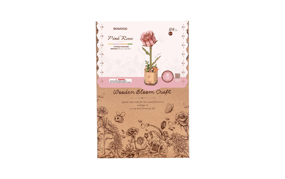 Robotime Pink Rose