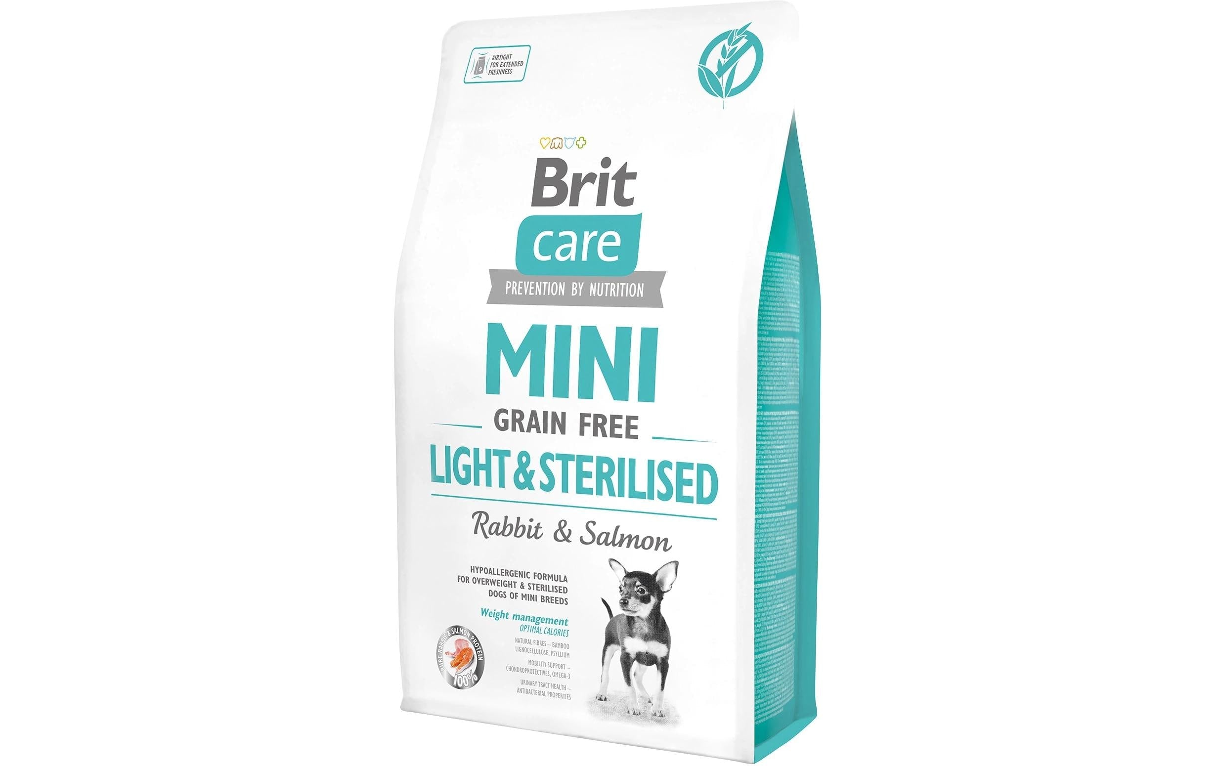 Brit Care Mini Light&Steril.,Kanin.+Lachs