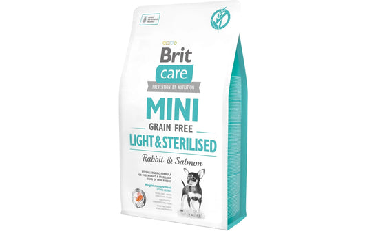 Brit Care Mini Light&Steril.,Kanin.+Lachs