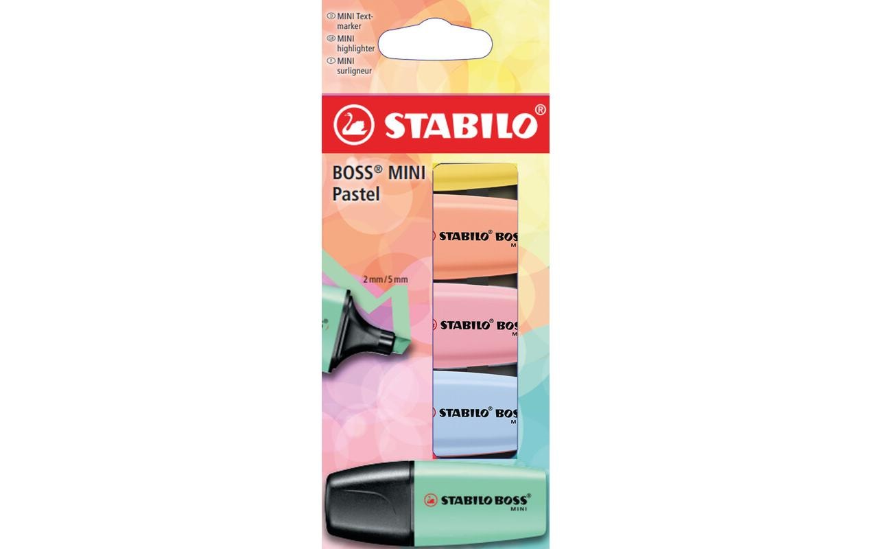 Stabilo BOSS MINI Pastell 5er Etui