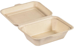 Duni Box Hinged Bagasse braun