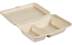 Duni Box Hinged Bagasse braun