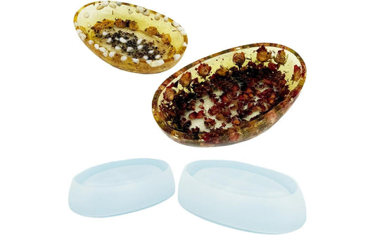 Reslin Giessform Silikon Schale oval